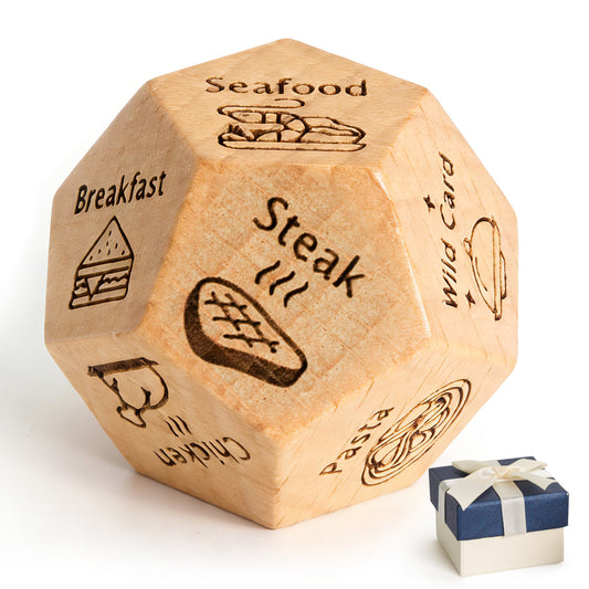 Valentines Day Gifts for Him Her, Anniversary Gifts for Men Women,Date Night Food Dice,Funny Gag Gifts for Couples,  Birthday Wedding Easter& White Elephant Gifts